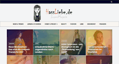 Desktop Screenshot of hassliebe.de