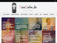 Tablet Screenshot of hassliebe.de